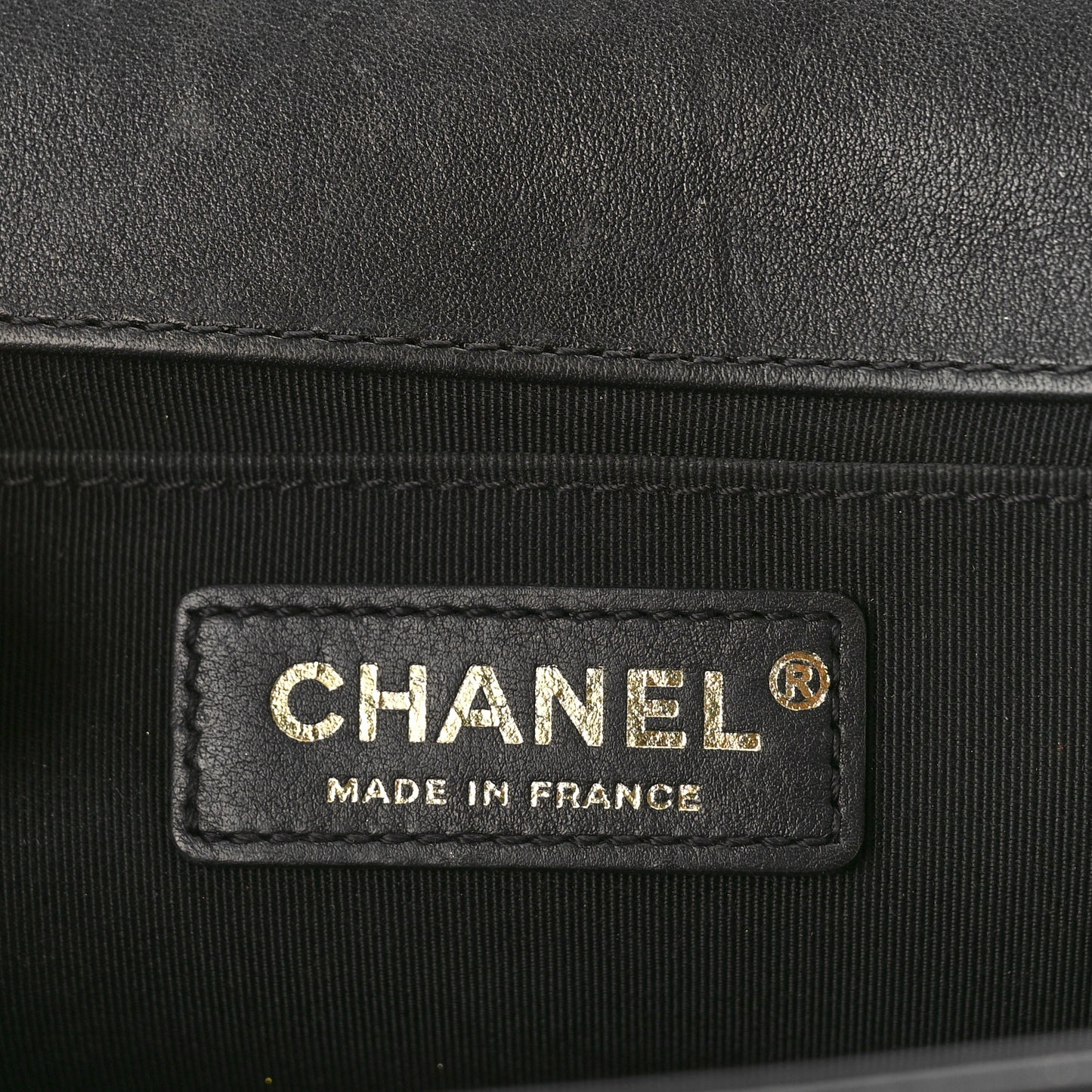 Lambskin Quilted Medium Boy Flap Black