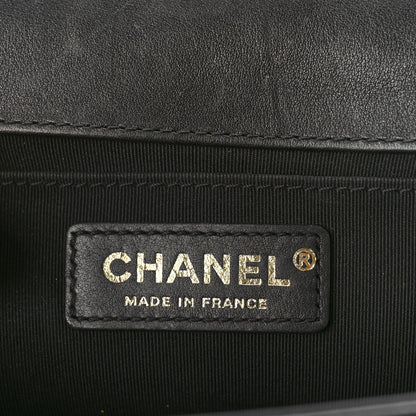 Chanel Lambskin Quilted Medium Boy Flap Black 6 of 14