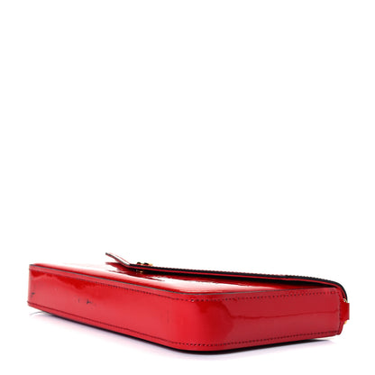 Louis Vuitton Vernis Felicie Pochette Chain Wallet Cherry 5 of 10