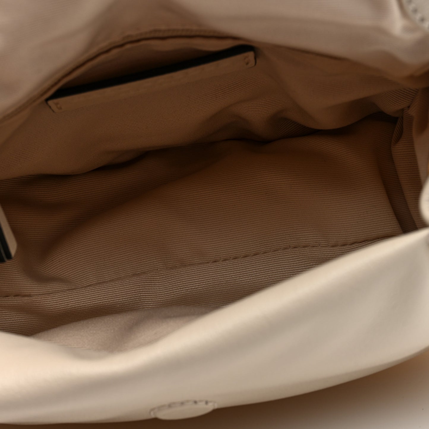 Lambskin The Pillow Bag Beige
