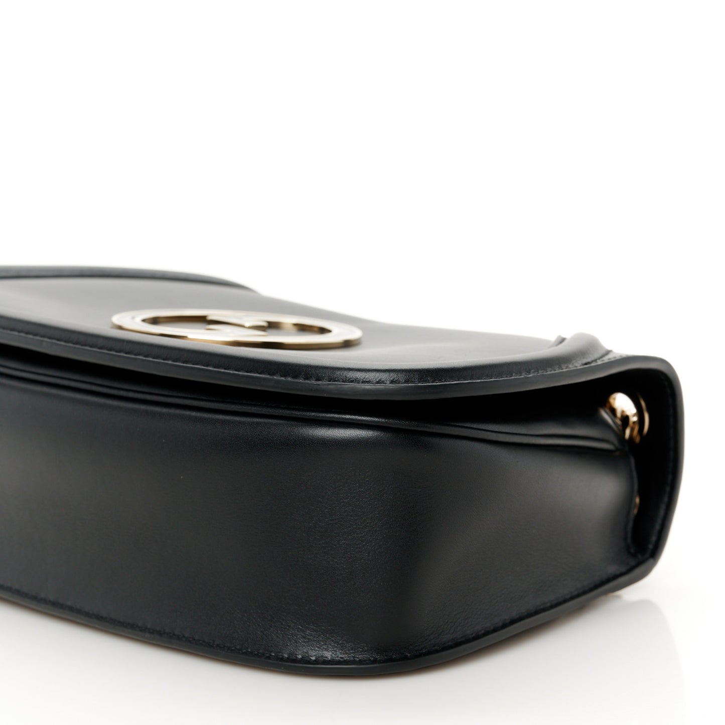 Calfskin Blondie Medium Shoulder Bag Black