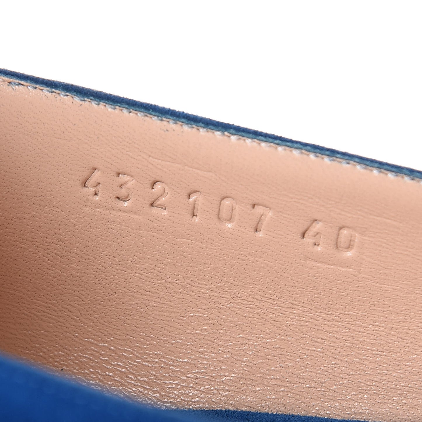 Kid Scamosciato Dionysus Ballet Flats 40 Vintage Bluette