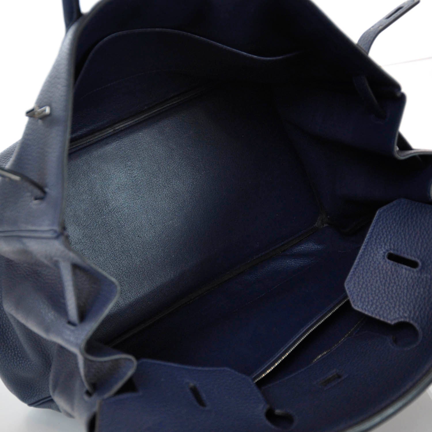 Hermes Taurillon Clemence Birkin 40 Bleu Abysse 7 of 9