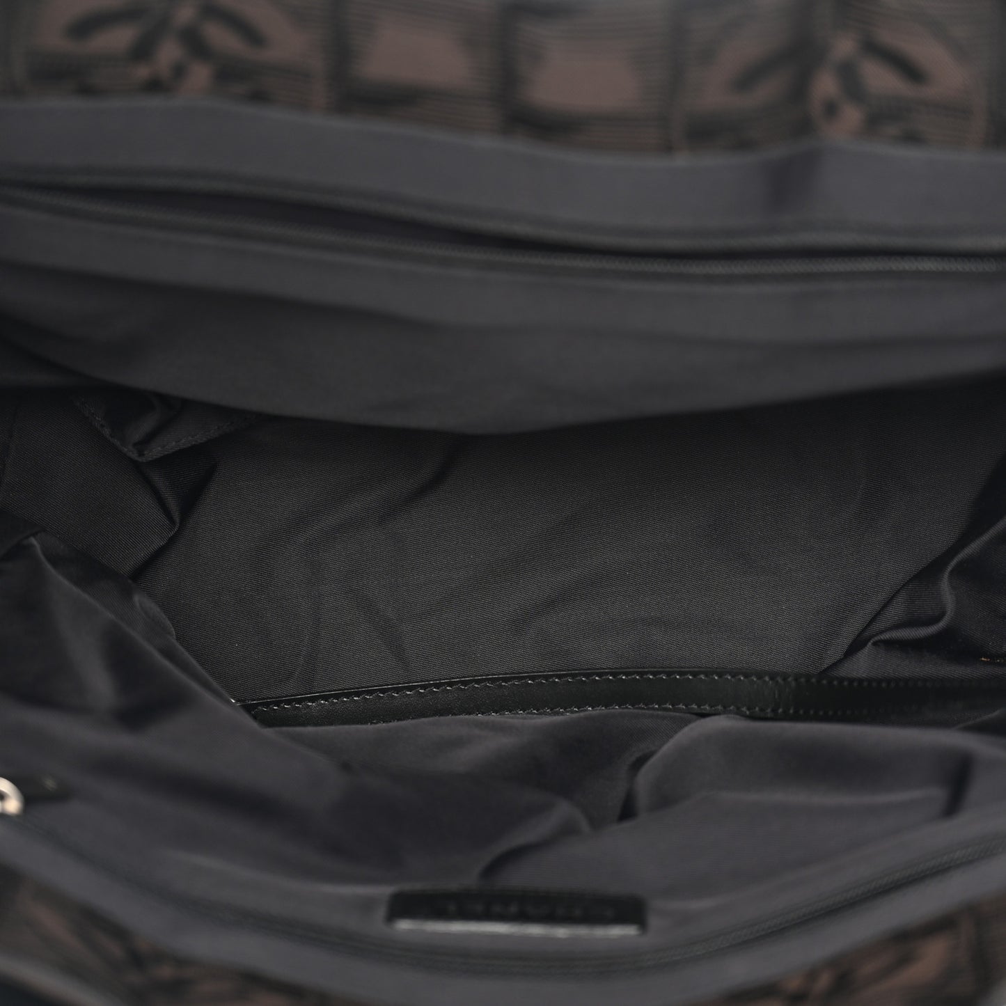 Nylon Small Travel Tote Brown