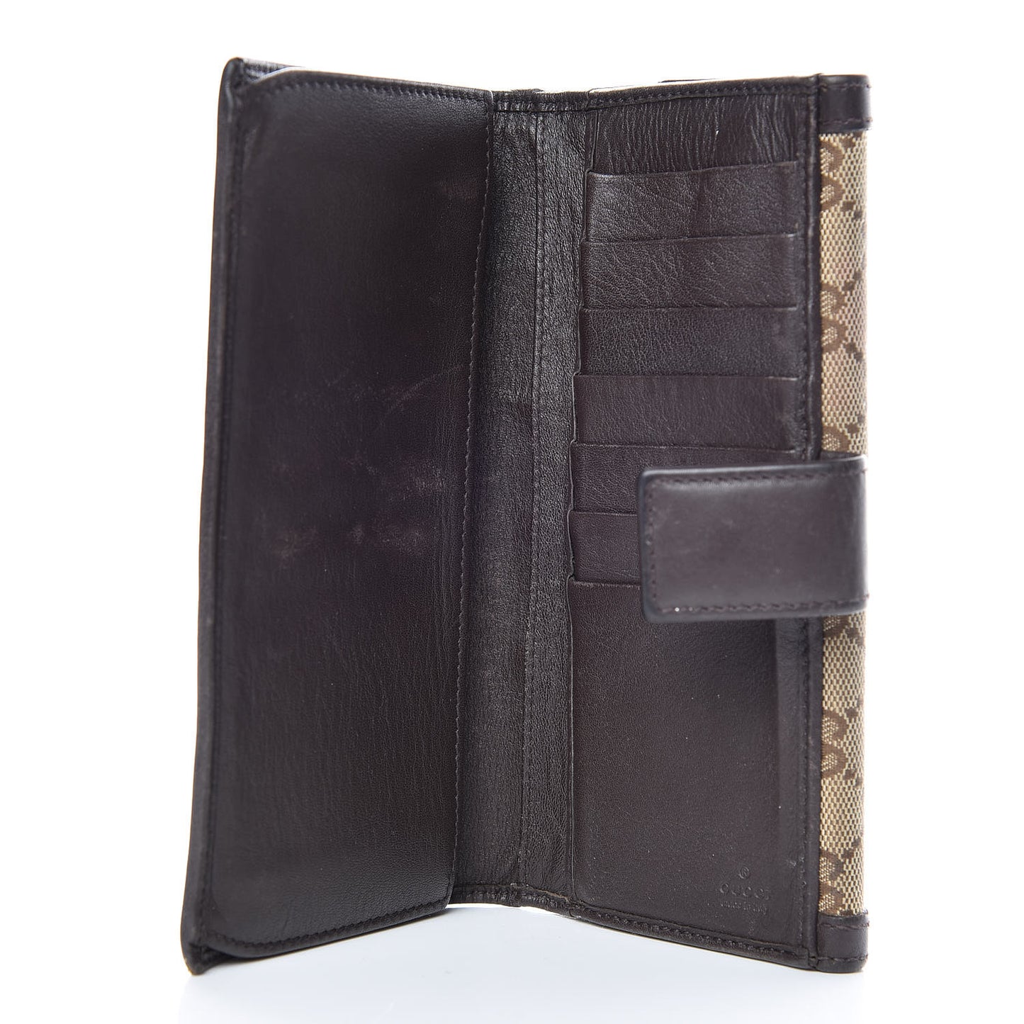 Monogram Margaux Calfskin Sukey Continental Organizer Wallet Beige Ebony Cocoa