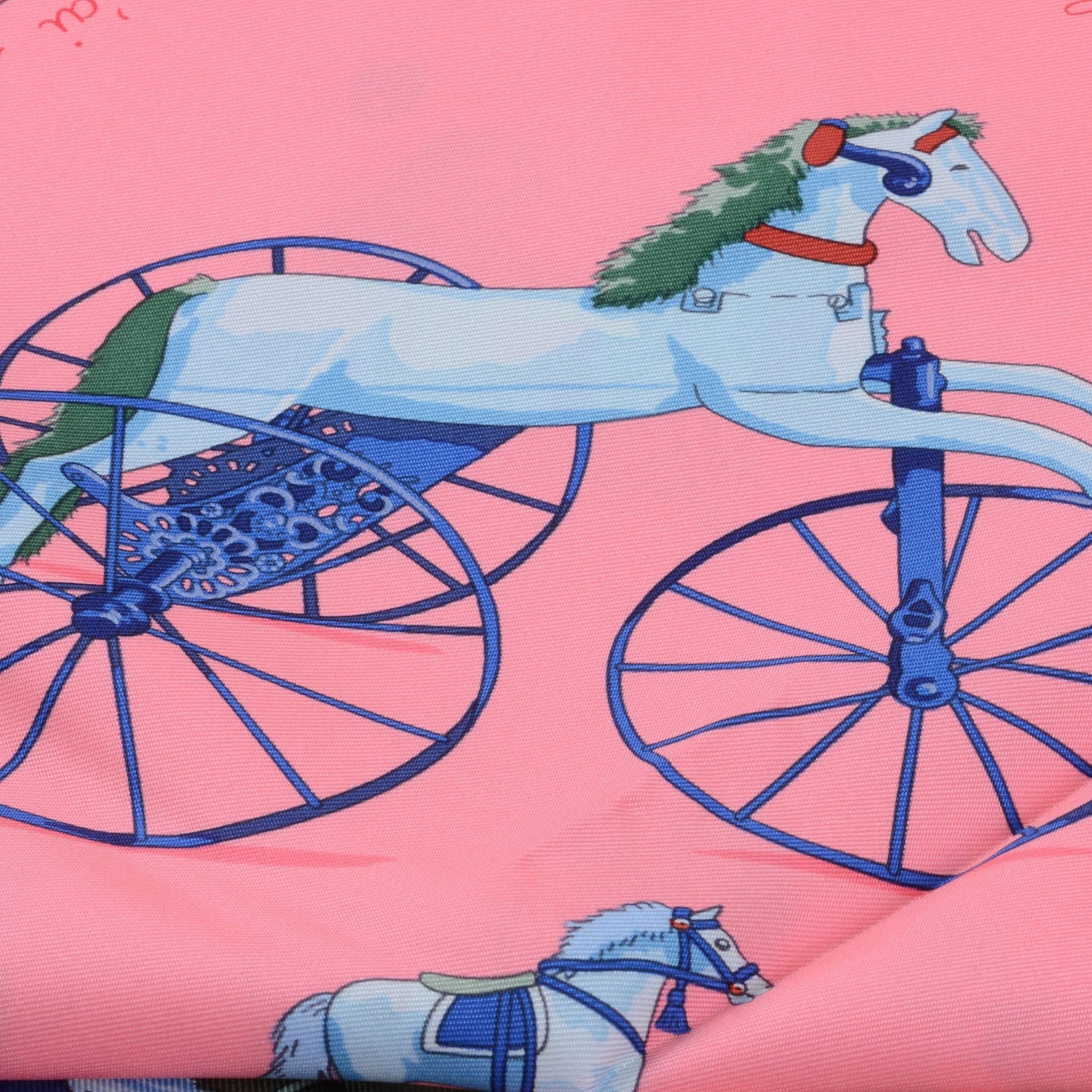Hermes Silk Raconte Moi le Cheval Scarf 90 6 of 10