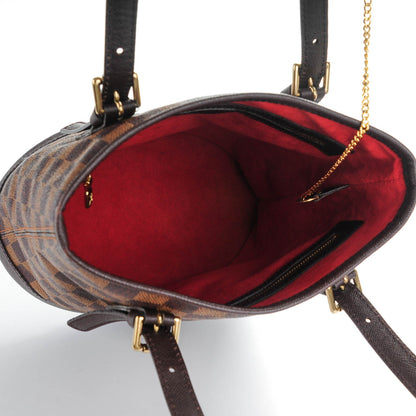 Louis Vuitton Damier Ebene Marais Bucket 23 5 of 8