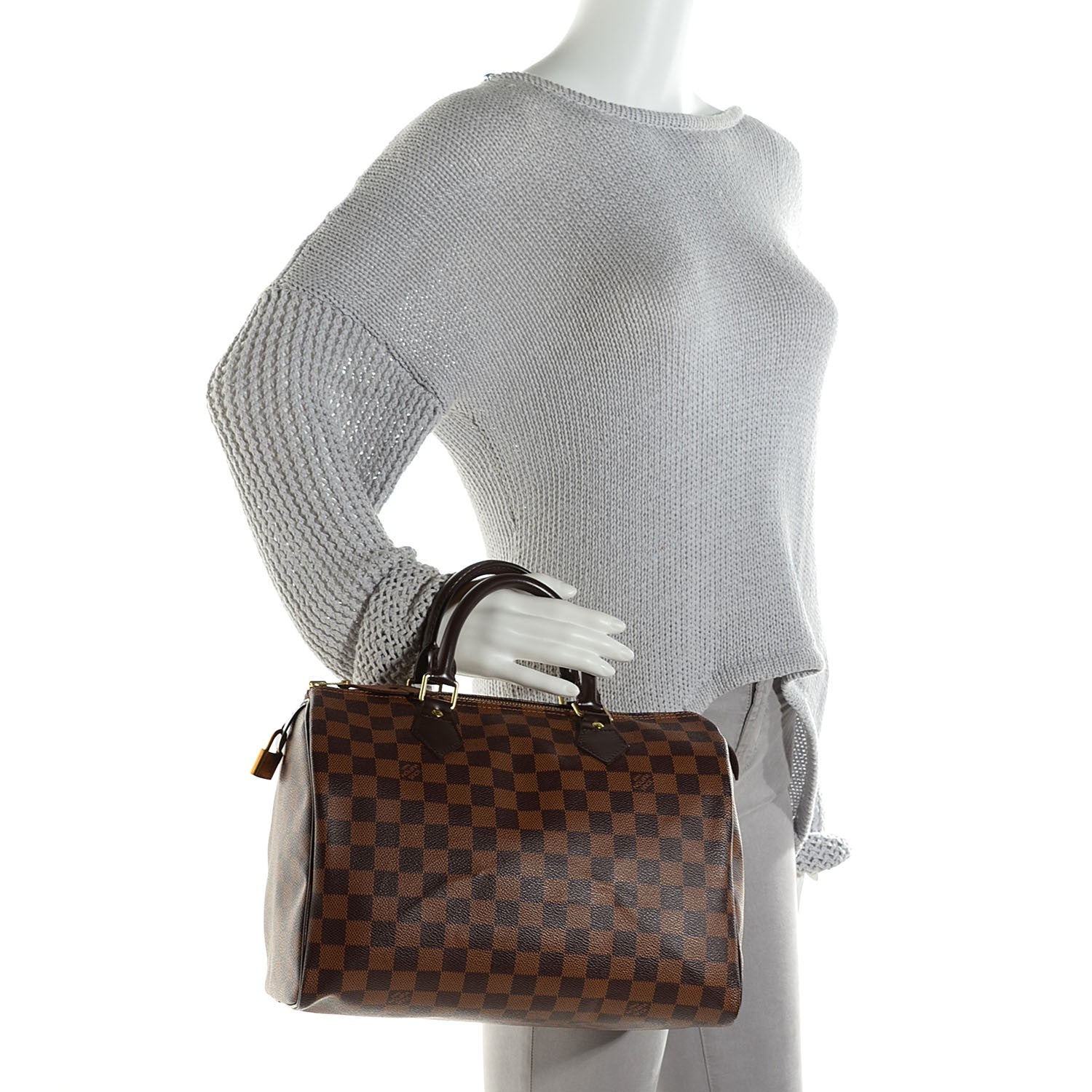 Louis Vuitton Damier Ebene Speedy 30 2 of 7