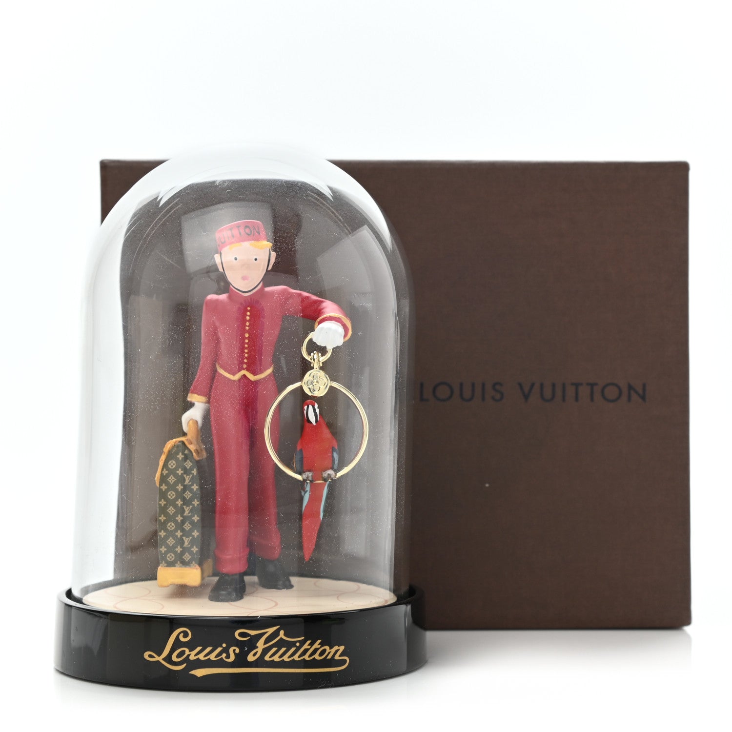 Louis Vuitton Glass Porter Bell Boy Snow Globe Boule 5 of 5