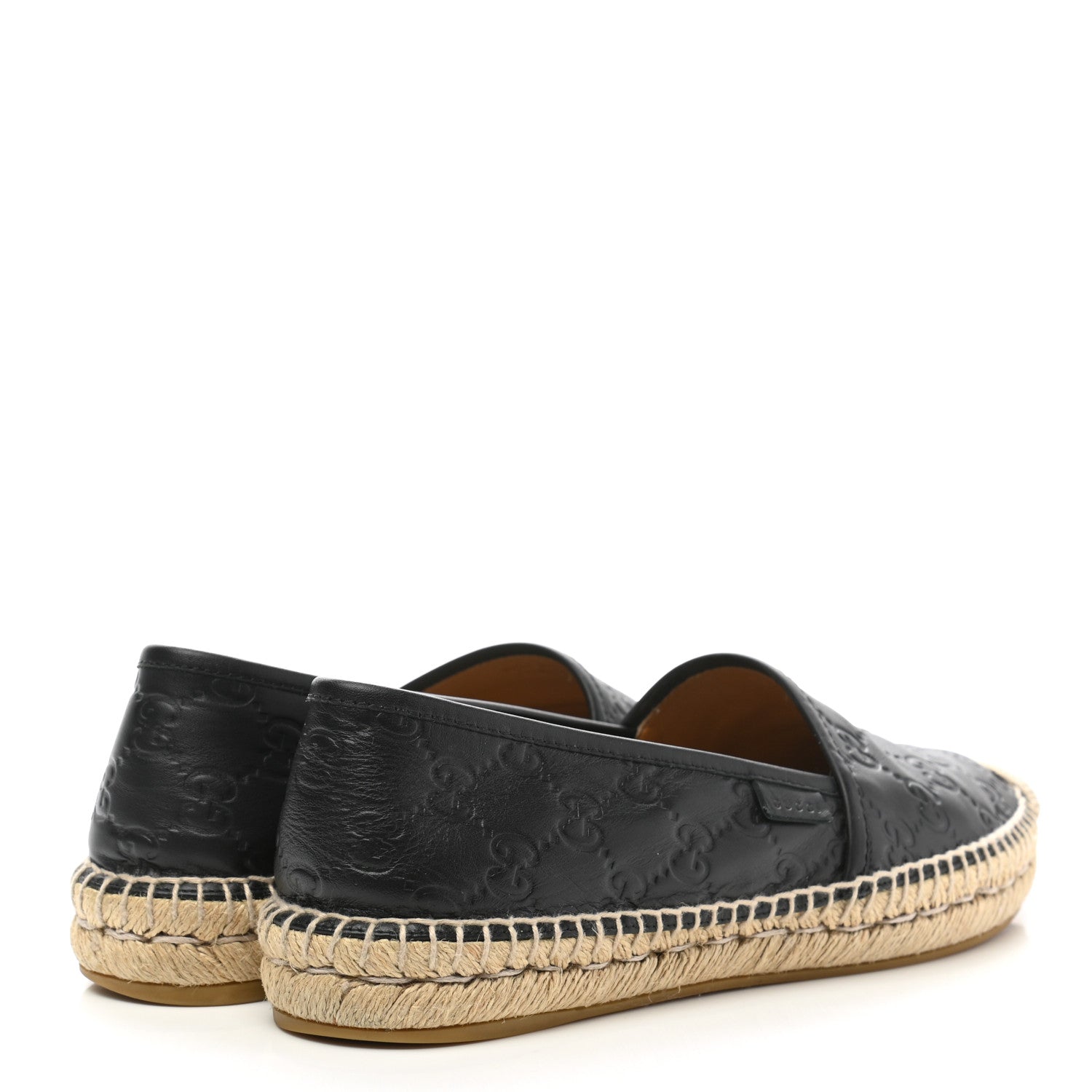 Gucci Microguccissima Signature Espadrilles 39.5 Black 4 of 13