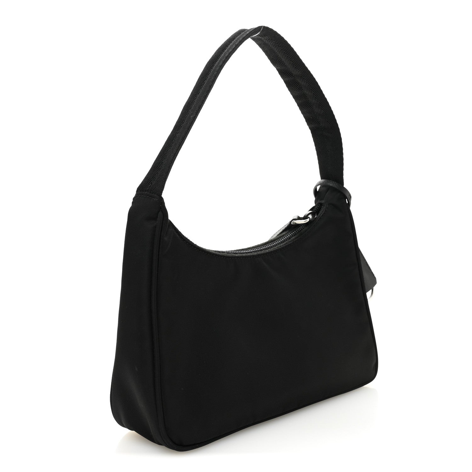 Prada Tessuto Nylon Mini Re-Edition 2000 Bag Black 3 of 12