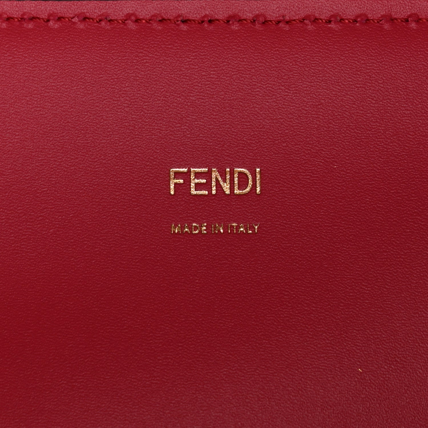 Fendi Vitello King Plexiglass Logo Embossed Medium Fendi Sunshine Shopper Tote Lampone 6 of 10