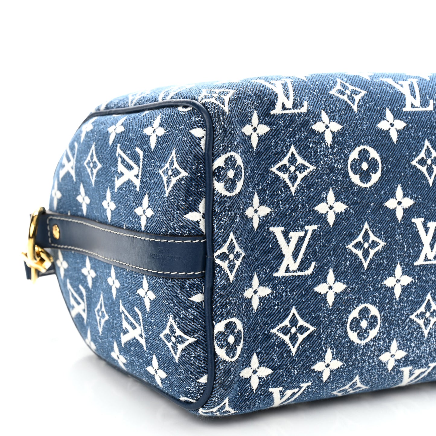 Monogram Jacquard Denim Speedy Bandouliere 25 Bleu