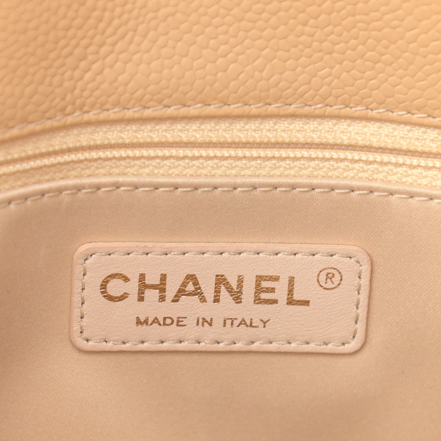 Chanel Caviar Quilted Grand Shopping Tote GST Beige Clair 6 of 11