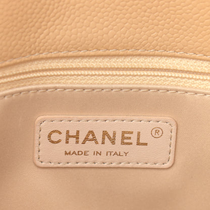Chanel Caviar Quilted Grand Shopping Tote GST Beige Clair 6 of 11