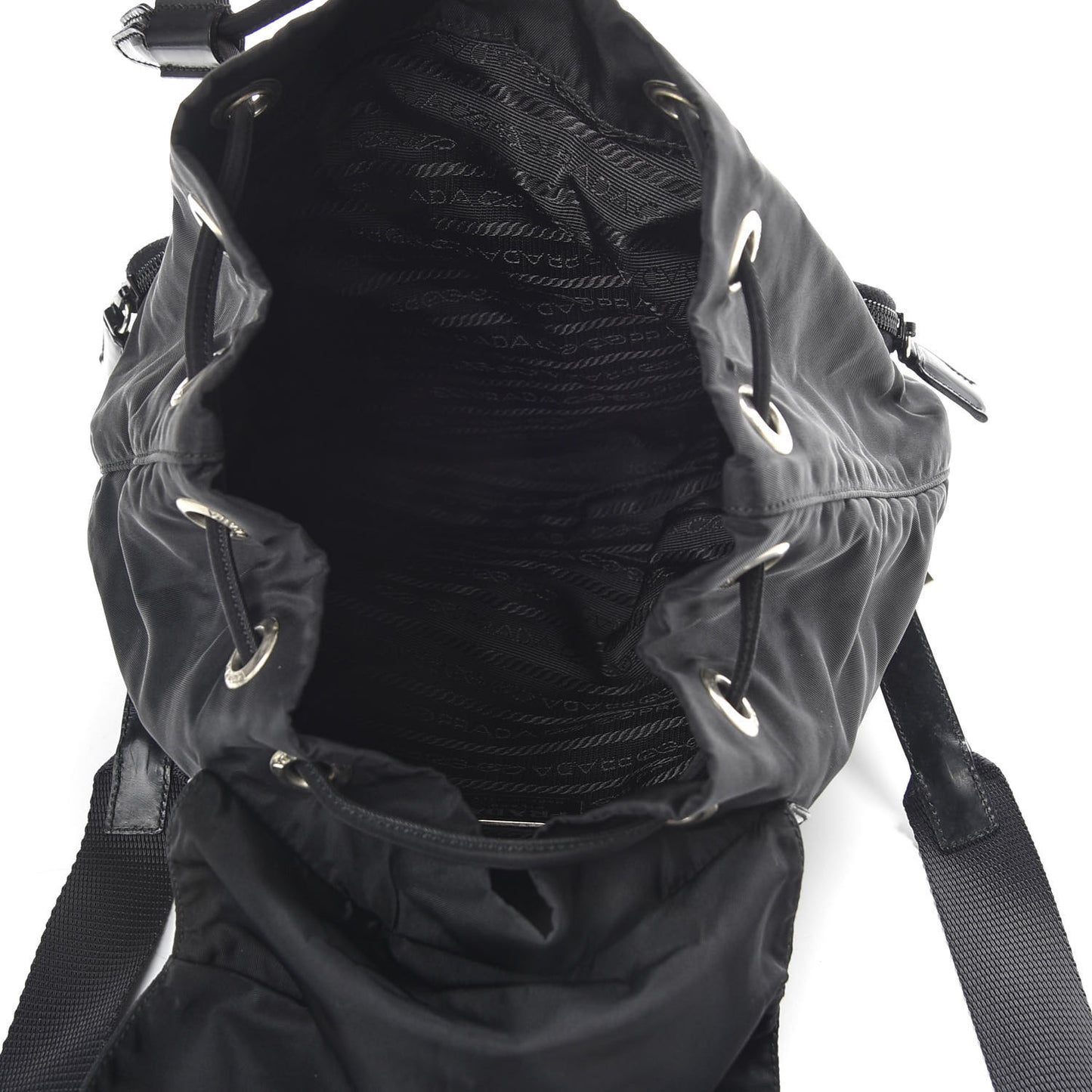 Tessuto Nylon Vela Small Backpack Black
