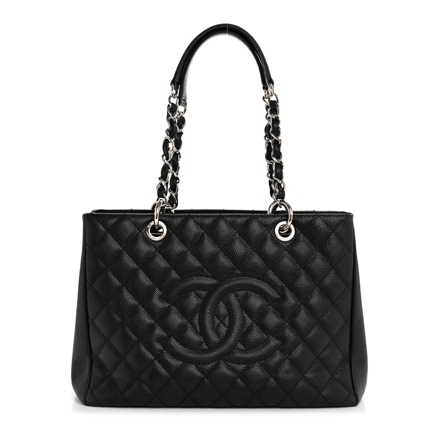 Chanel Caviar Quilted Grand Shopping Tote GST Black 1 of 14