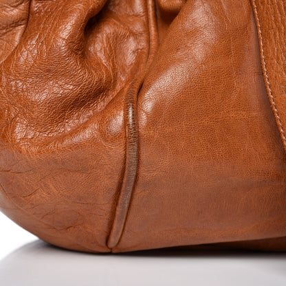 Chloe Crinkled Lambskin Ethel Satchel Tan 9 of 13