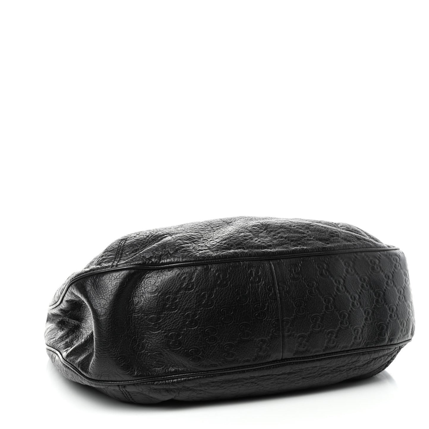 Guccissima Large New Ladies Web Hobo Black