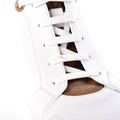 Louis Vuitton Calfskin Reverse Monogram Boombox High Top Sneakers 37.5 White 10 of 10