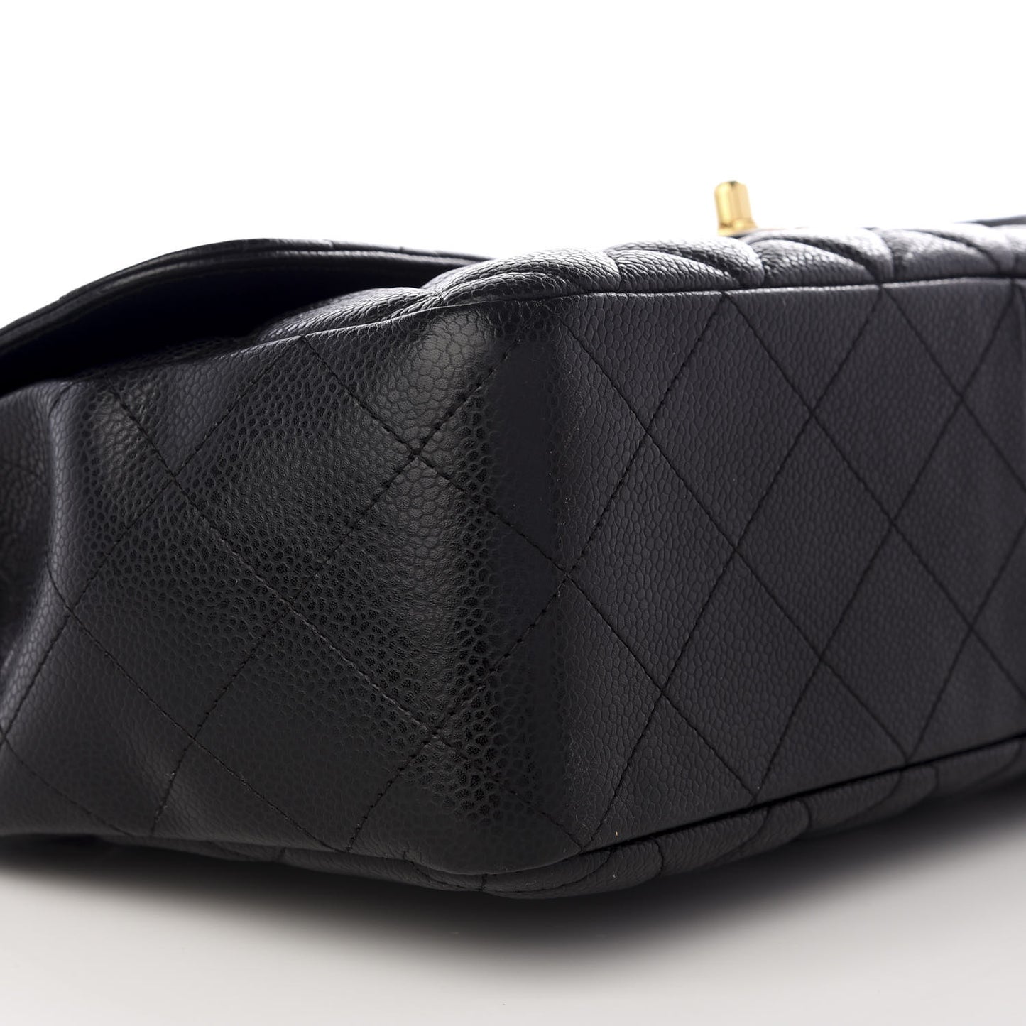 Caviar Quilted Jumbo Single Flap Black