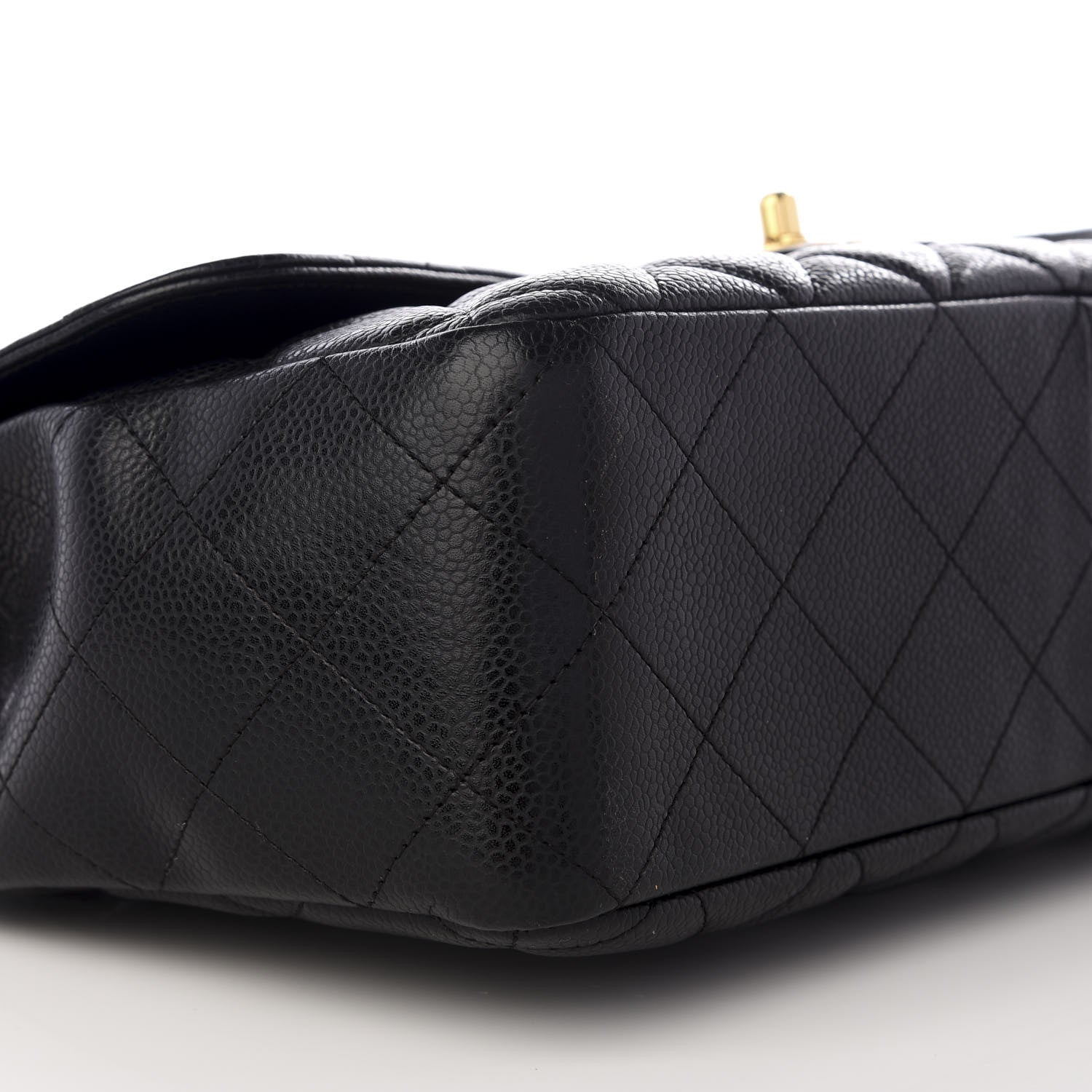 Chanel Caviar Quilted Jumbo Single Flap Black 5 of 7
