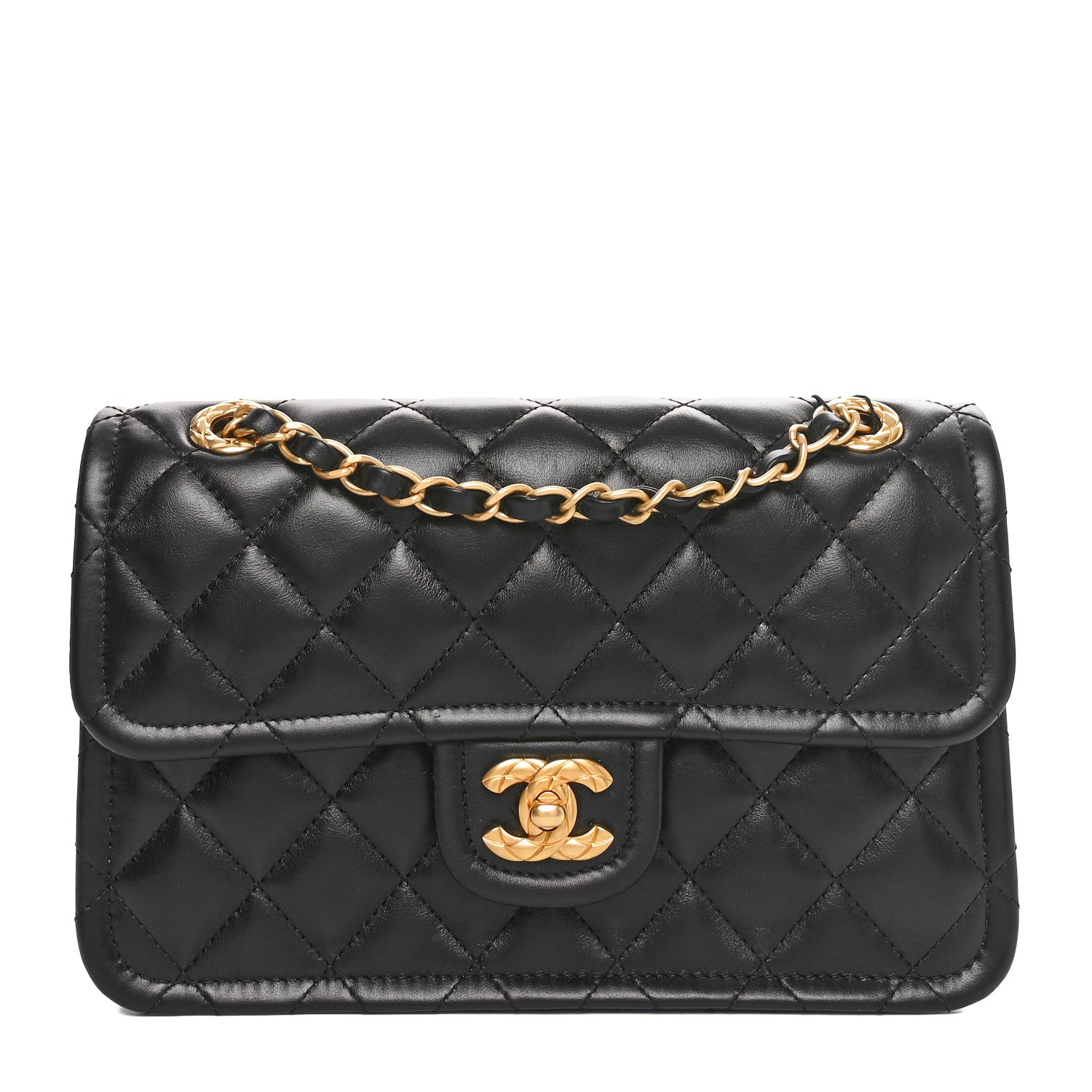 Chanel Calfskin Quilted Sweet Crush Flap Bag Black 1 of 11