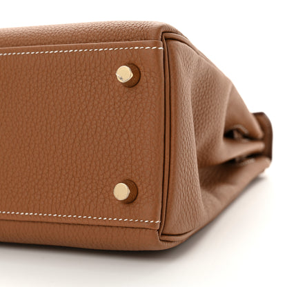 Hermes Togo Kelly Retourne 25 Gold 10 of 11