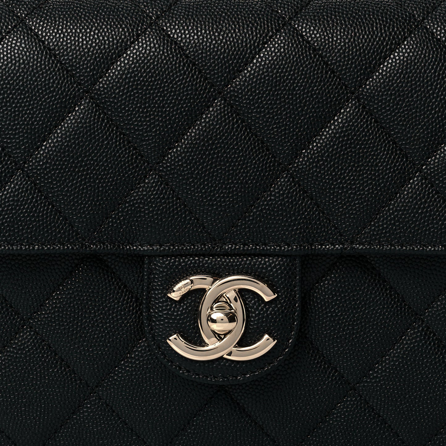 Caviar Quilted Large Like A Wallet Flap Black