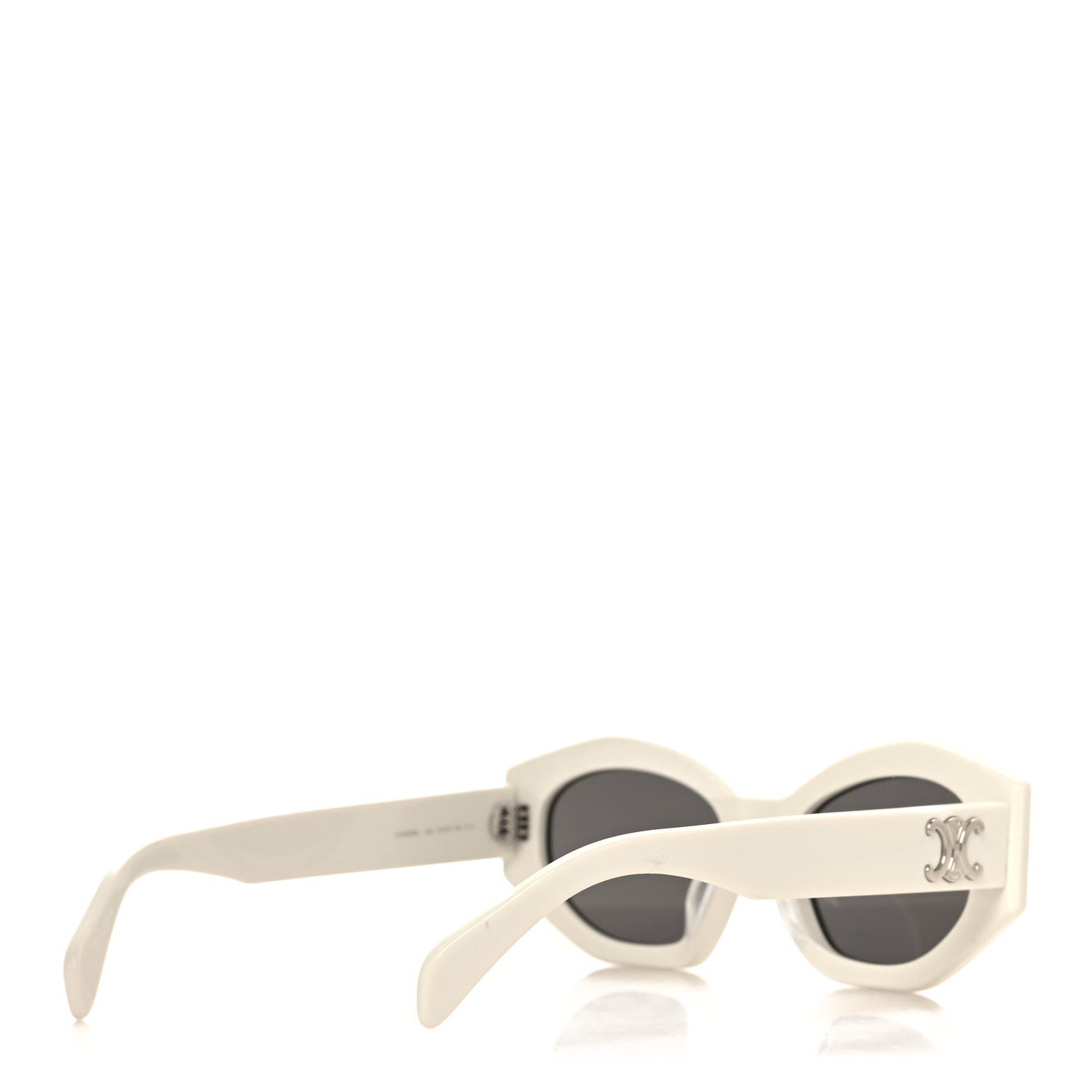 Celine Acetate Triomphe 01 Sunglasses CL 40238U White 4 of 7