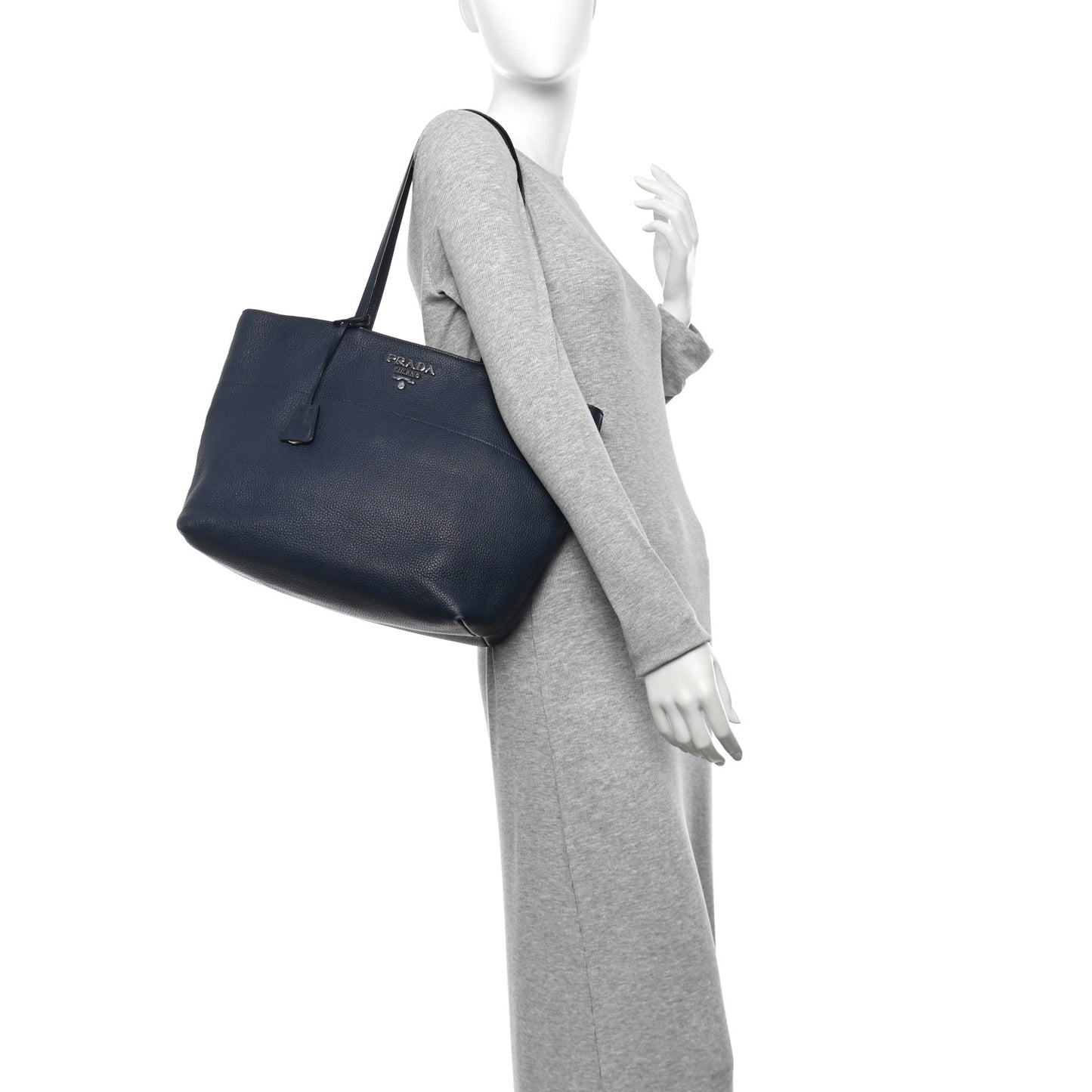 Vitello Phenix Shopping Tote Baltico