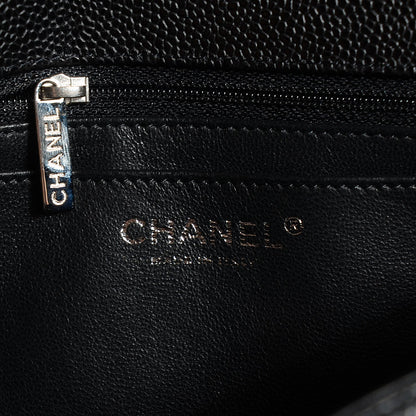 Chanel Caviar Quilted Jumbo Single Flap Black 7 of 9