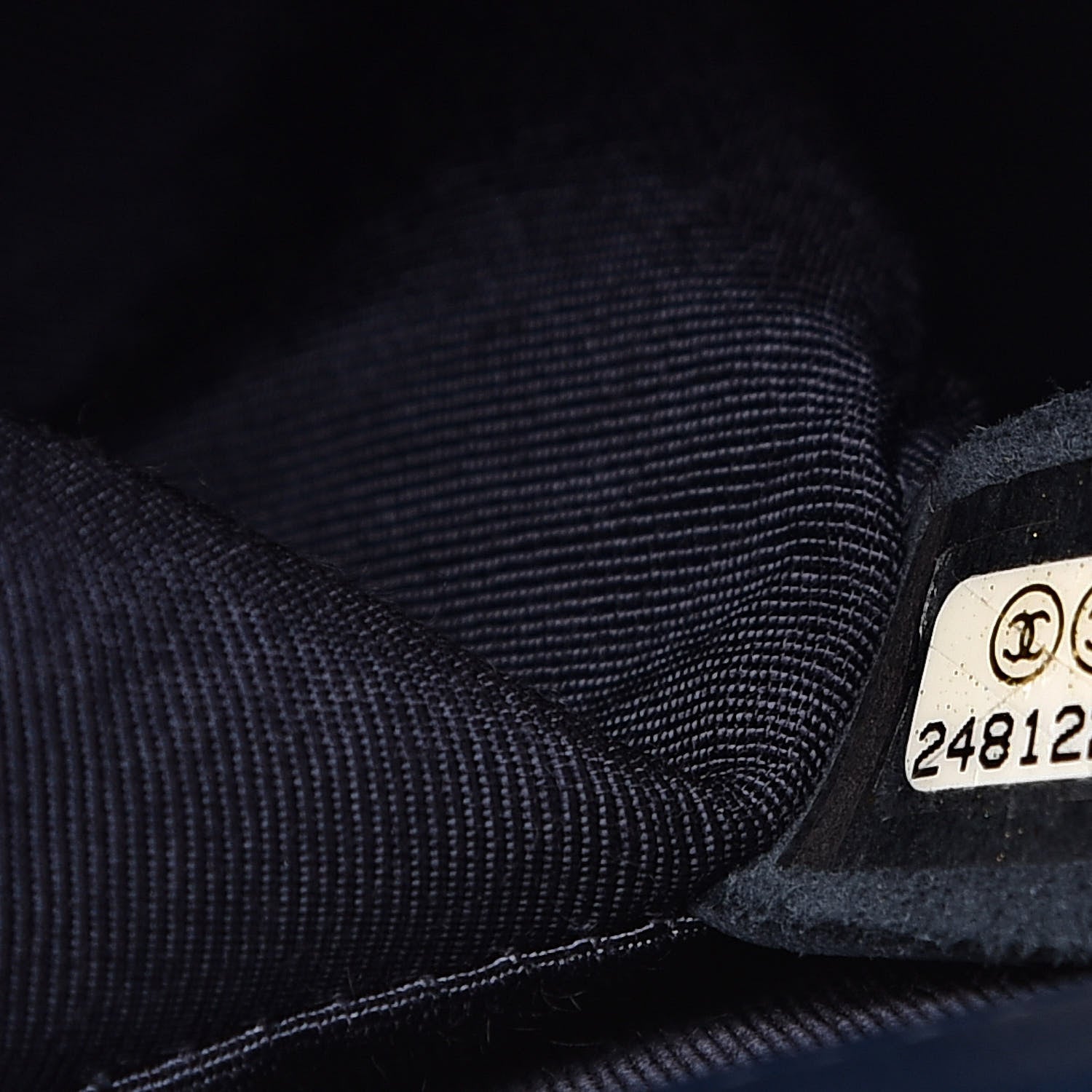 Chanel Lambskin Quilted Medium Boy Flap Dark Blue 7 of 13