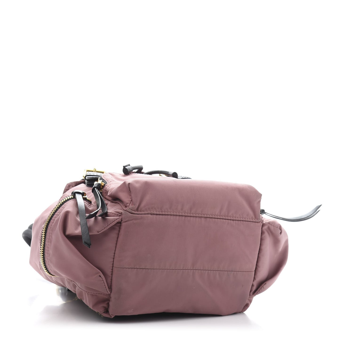Nylon Medium Rucksack Backpack Mauve Pink