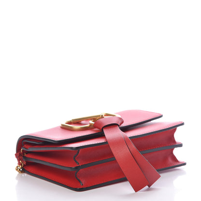Valentino Garavani Smooth Calfskin Mini Vring Crossbody Bag Rouge Pur 4 of 11