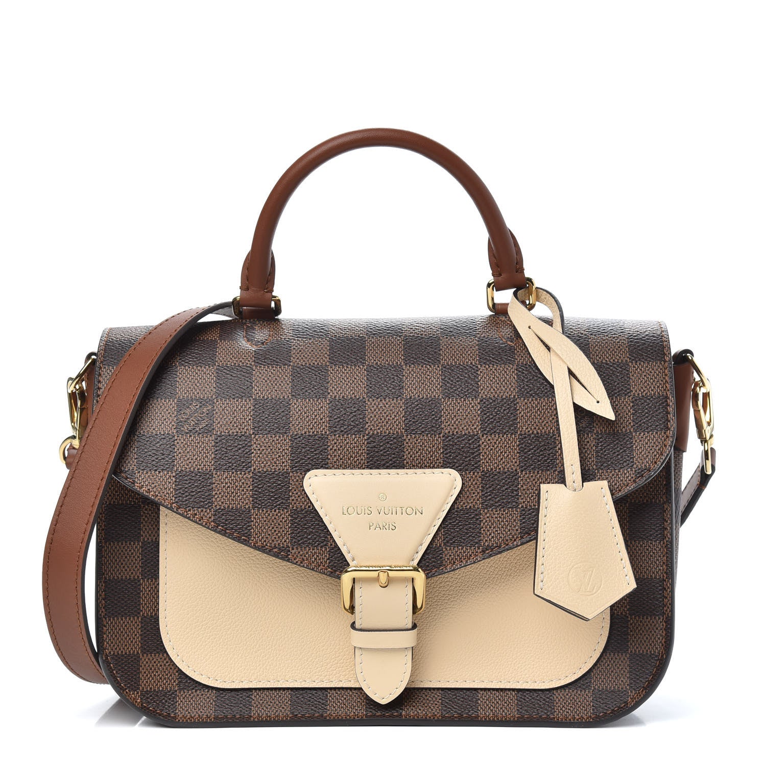 Louis Vuitton Damier Ebene Beaumarchais Creme 1 of 10