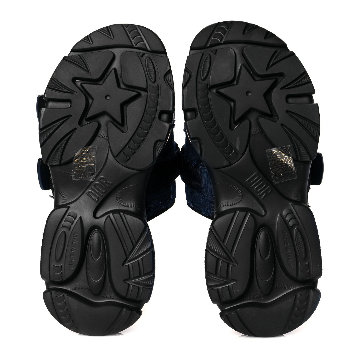 Christian Dior Technical Fabric Denim D-Wander Slide Sandals 37 Blue 7 of 10