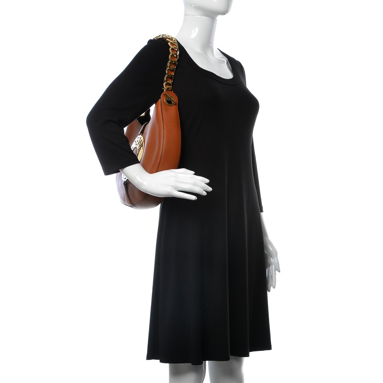 Loewe Calfskin Joyce Bag Tan 2 of 9