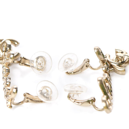 Chanel Metal Logo CC Turnlock Clip On Earrings Gold 3 of 4