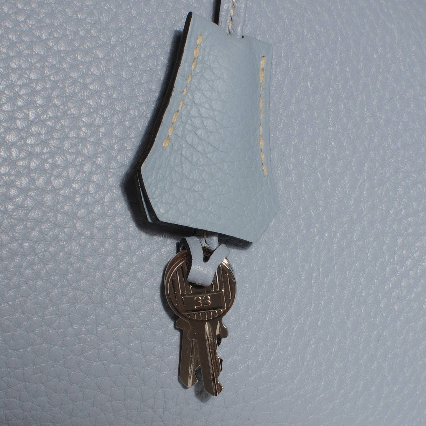 Togo Birkin 30 Bleu Lin