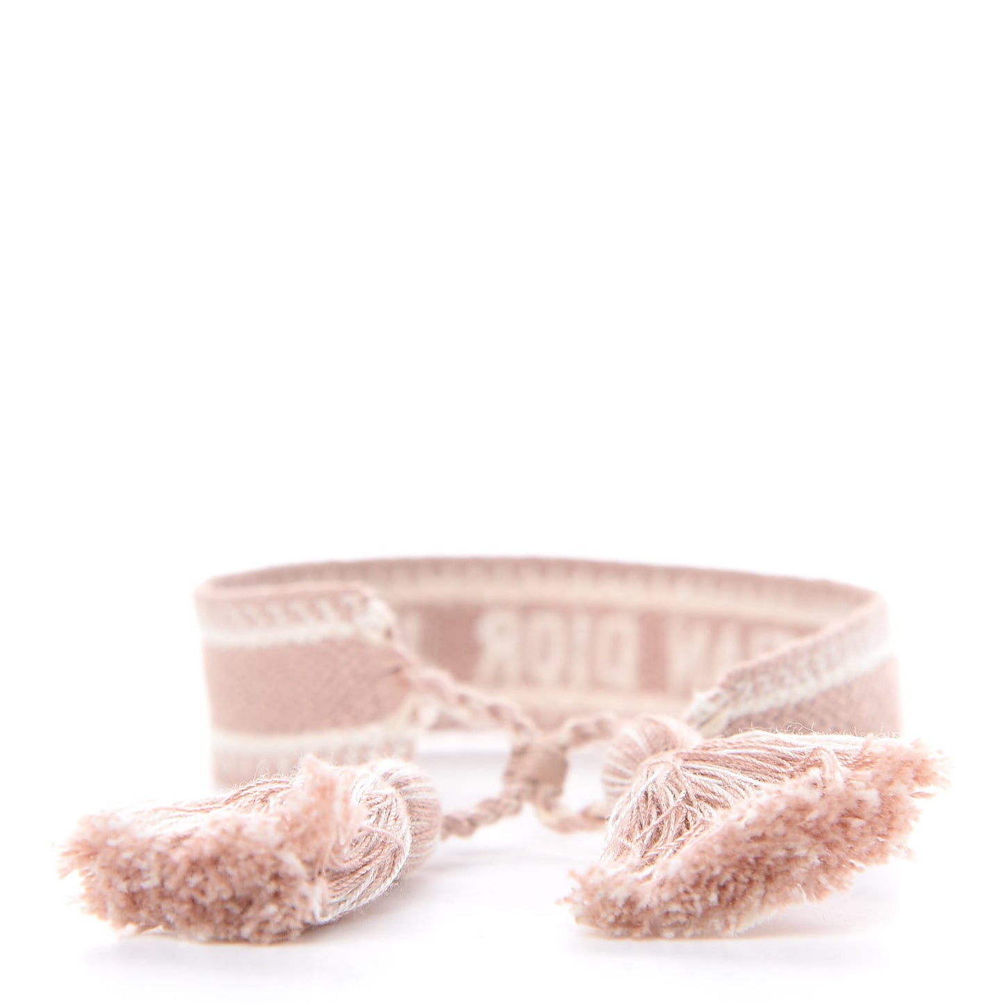 Woven Cotton J'Adior Friendship Bracelet Pink