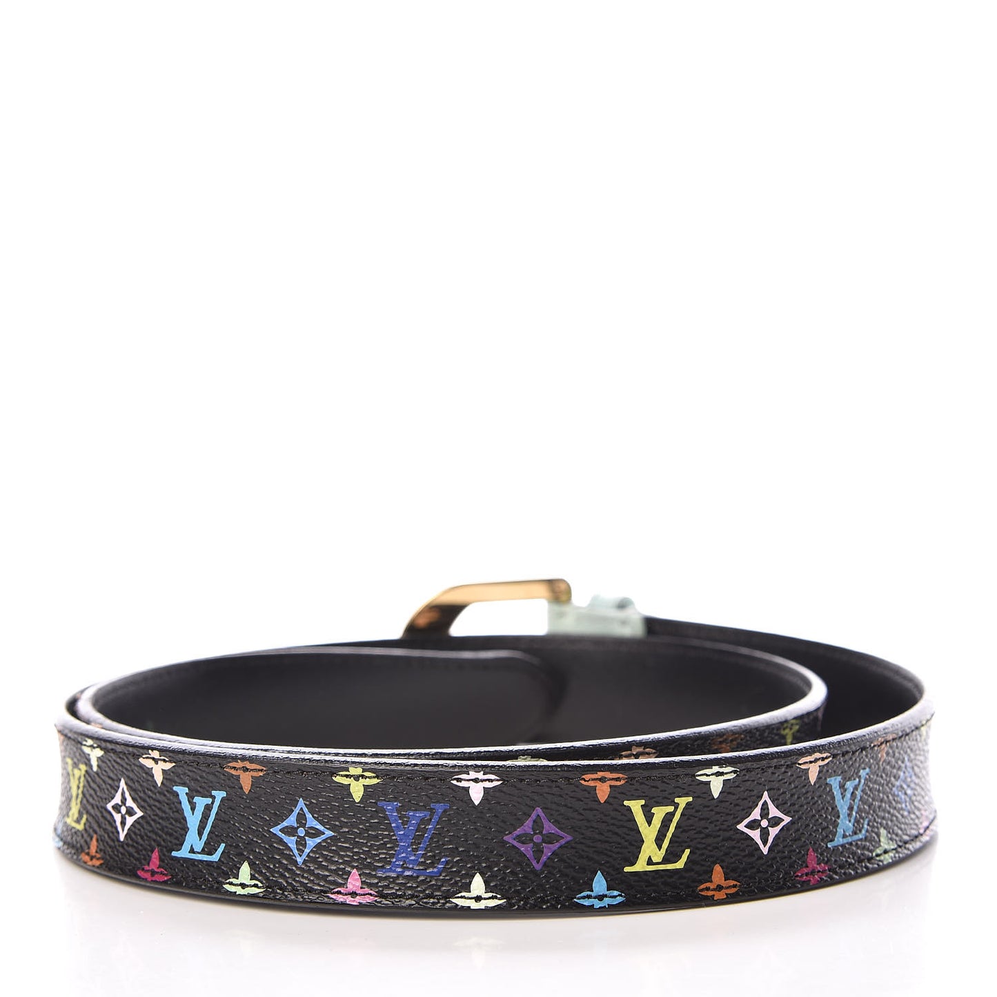 Monogram Multicolor Belt 80 32 Black