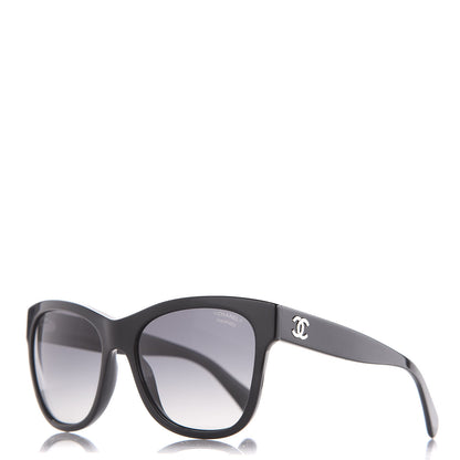 Chanel Polarized Square CC Sunglasses 5380 Black 1 of 8