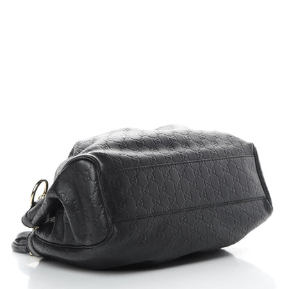 Gucci Guccissima Medium Sukey Tote Black 4 of 10