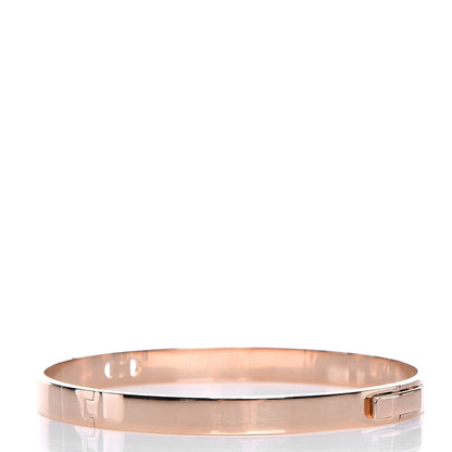 Hermes 18K Rose Gold Diamond PM H D'Ancre Bracelet SH 3 of 7