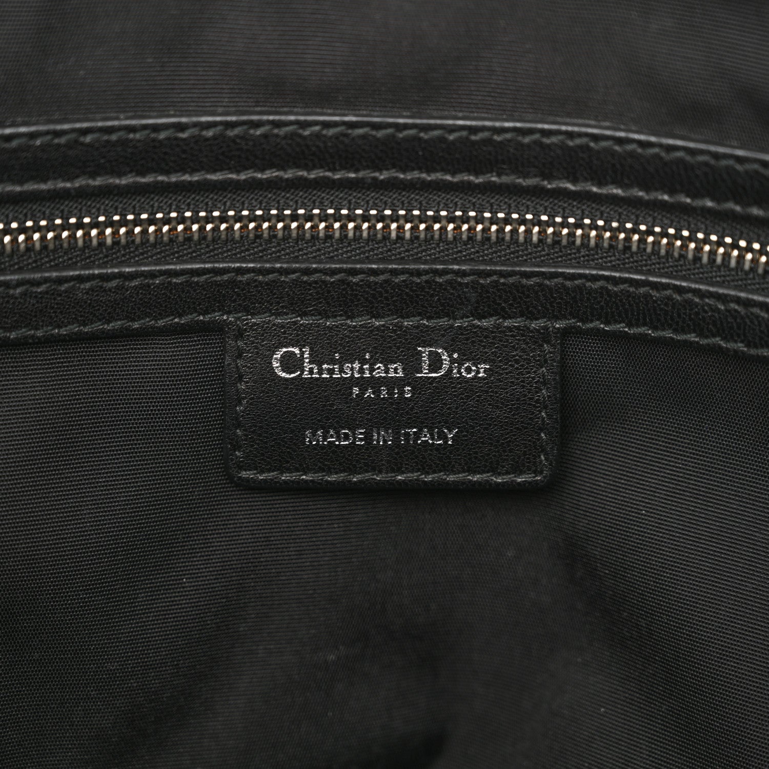 Christian Dior Lambskin Macrocannage Granville Tote Black 6 of 12