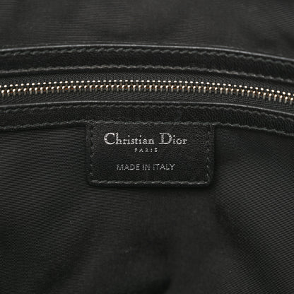 Christian Dior Lambskin Macrocannage Granville Tote Black 6 of 12