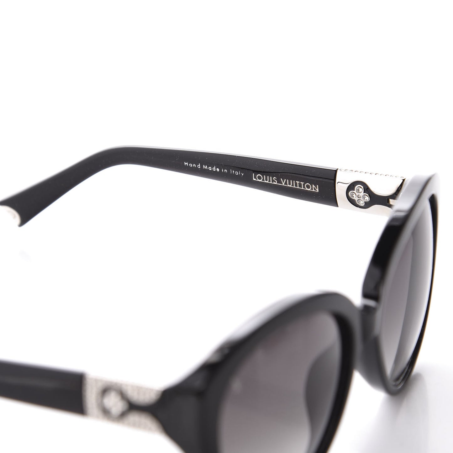 Strass Heather Cat Eye Sunglasses Z0594E Black