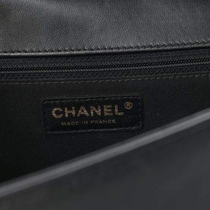 Chanel Lambskin Quilted New Medium Boy Flap Black 6 of 17