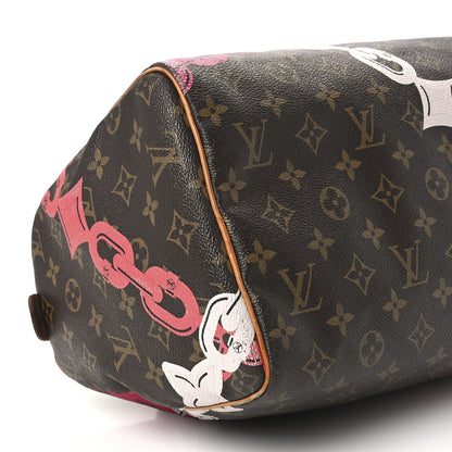 Louis Vuitton Monogram Bay Speedy 30 Rose Ballerine Poppy 9 of 11